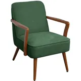 Svita Loungesessel Tuva gepolstert 70 x 78,5 x 70 cm Dunkelgrün