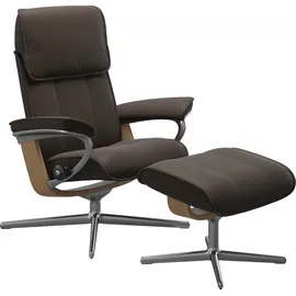 Stressless Stressless® Relaxsessel »Admiral«, mit Cross Base, Größe M & L, Holzakzent Eiche braun