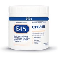 E45 Dermatologische Creme 350g für Trockene Haut - Intensive Feuchtigkeitspflege