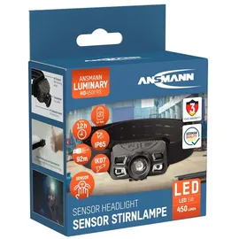 Ansmann HD450FRS LED Stirnlampe schwarz