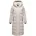 Damen Langer Wintermantel mit innenliegenden Rucksackträgern und Magnet-Knöpfen Bone Gr M M