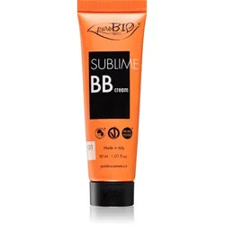 puroBIO Cosmetics Sublime feuchtigkeitsspendende BB Creme Farbton 01 30 ml