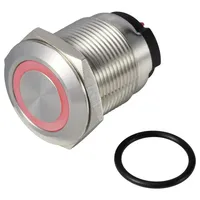 TRU Components TC-13224212 ONPOW6319F-10ZE/Q/R/12V/S Drucktaster 36 V DC/AC 2