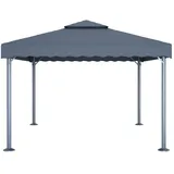 vidaXL Pavillon 4 x 3 m Anthrazit