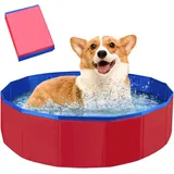 Faltbarer Hundepool,Hundepool Schwimmbad für Hunde,Hunde Planschbecken,Schwimmbe