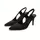 ticticlily Damen Pumps Sexy Klassische High Heels Spitze Stiletto Party Hochzeit Slingback Spitzenschuhe F Schwarz 36 EU - 36 EU