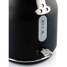 Westinghouse Retro Frühstücks-Set schwarz 2-tlg. mit 4-Schlitz Toaster