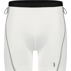 Fahrrad Innenhose Gepolstert - InnerShorts - Unisex - Ohne Träger - Weiss WEISS|SCHWARZ 3XL