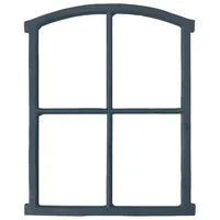 Aubaho Fenster Fenster grau Stallfenster Eisenfenster Scheunenfenster Eisen 64cm Anti