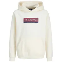 Jack & Jones Junior Hoodie Block Weiß 164