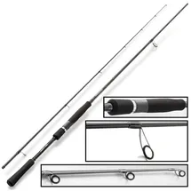 Hearty rise 762 M Black Force 2,31m 10-42g - Spinnrute für Softbaits & Hardbaits, Zanderrute, Angelrute zum Spinnfischen, Raubfischrute zum Süßwasserangeln & Salzwasserangeln