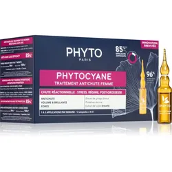 Phyto Phytocyane Women Treatment Pflege zur Förderung des Haarwachstums und gegen Haarausfall 12x5 ml