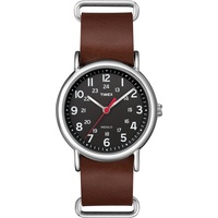 Timex Herren Quarz Uhr mit Leder Armband TW2R63100
