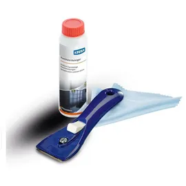 xavax Kochfeld-Reinigungs-Set 3 Teile (Reiniger, Schaber, Mikrofasertuch)