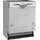 Exquisit EGSP2112-EB-030E Einbau-Geschirrspüler (teilintegrierbar, 598 mm breit, Inox)