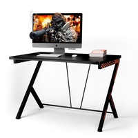Gaming Tisch Schreibtisch Computertisch PC Tisch Kohlefaserbeschichtung