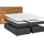 SIT Möbel Boxspringbett 220 x 205 cm Grau