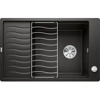 Blanco Elon XL 6 S-F schwarz + Excenterbetätigung + InFino