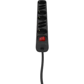 Unitec Tischsteckdose 1,4 m Schwarz 4 St.