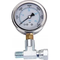 Rosfix Inline-Druckmessgerät für Lackiereinheit mit 1/4" T-Stück