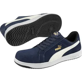 Puma Iconic Suede NAVY Low S1PL ESD - 46 - Blau