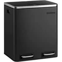 Möbel Kraft Abfalleimer 30 l Schwarz