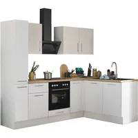 BASIC by Balculina Winkelküche L-Form 240 x 175 cm weiß