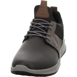 SKECHERS Delson Axton Herren Wide Schwarz/Grau 45