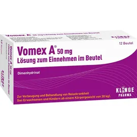 Klinge Pharma Vomex A 50 mg Lösung zum Einnehmen im Beutel