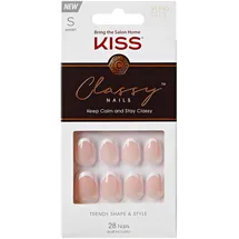 Kiss Classy Nails - weiß|hautfarben