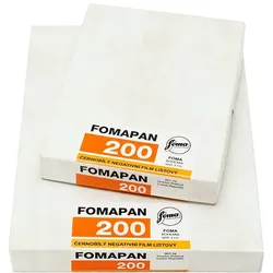 FOMA Fomapan 200 Plan Film 4x5 Inch/50