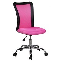 KADIMA DESIGN Kinderdrehstuhl Schreibtisch, ergonomisch, Netz, höhenverstellbar, bis 30 kg, in Pink/Schwarz, Blau/Schwarz