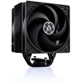 ARCTIC Freezer 36 (schwarz) - CPU Kühler mit Push-Pull für Intel & AMD, Single-Tower, Zwei druckoptimierte 120 mm P-Lüfter, Hydrodynamisches Gleitlager, 200–1800 rpm, inkl. MX-6 Wärmeleitpaste
