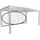 Biohort Klarglas Gr. 5,5 m rechts 512,5 x 234,9 cm quarzgrau, metallic