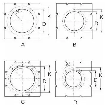 Buderus Brennerplatte SB745, 440x440mm Brennerloch 220, Lochkreis 235, M10 63039586