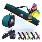 BambiniWelt by Rafael K. Skitasche Skitasche Ski-Schuh-Tasche KOMBI SET 160cm oder 180cm wasserdicht (Skitasche + Skischuhtasche), wasserdichtes, starkes Cordura-Gewebe blau|schwarz 180cm