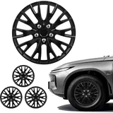 Vevor 4x Universale Radkappen 16 Zoll, Radzierblenden 4er Set aus ABS Kunststoff, Verstellbare Radblenden mit 20 Speichen & Snap-On-Montage Design, R16 Radabdeckungen für Deko & Daubschutz, Schwarz