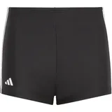 adidas Classic 3-Streifen Boxer-Badehose Black / White 140