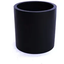 eleganteinrichten Pflanzkübel Ø 50 x 50 cm Schwarz