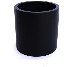 eleganteinrichten Pflanzkübel Ø 50 x 50 cm Schwarz