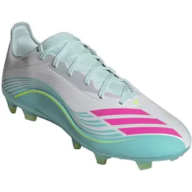 adidas F50 Messi Pro FG Naturrasen Herren Cloud White/Lucid Pink/Flash Aqua 48