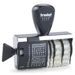 TRODAT Stempel Wortband mit Datum 1117