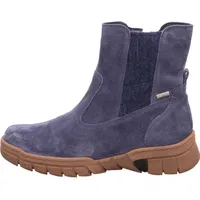 WALDLÄUFER H-Lumi Damen Schaftstiefel in Blau, 8 - Blau - 42