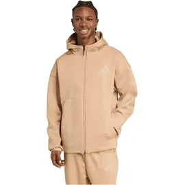 adidas New Z.N.E. Kapuzen-Sweatjacke Herren KC7904 - warm sandstone/clay brown 3XL