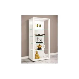 VCM Vitrine Glasol 51,8 x 34,8 x 114,5 cm Weiß