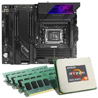 Mainboard Bundle | AMD Ryzen 9 7950X 16x4500 MHz, ASUS ROG Strix X670E-E Gaming WiFi, 128 GB DDR4-RAM, 4X M.2 Port, 4X SATA 6Gb/s, USB 3.2 Gen2 | Tuning Kit | CSL PC Aufrüstkit