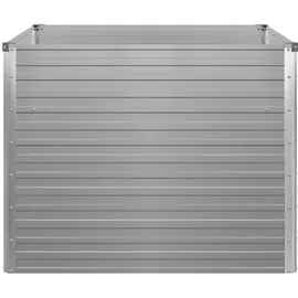 vidaXL Hochbeet 100 x 100 x 77 cm Grau