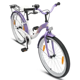Bikestar Classic 24" lila/weiß Rücktrittbremse