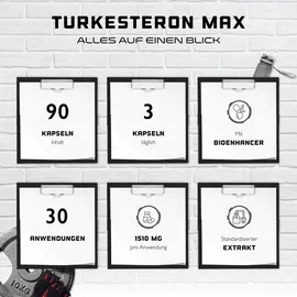 German Elite Nutrition Turkesteron Max Kapseln 120 St.