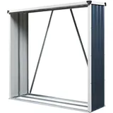 casa.pro Kaminholzregal Kalmar Stahl 155 x 45 x 157 cm Anthrazit